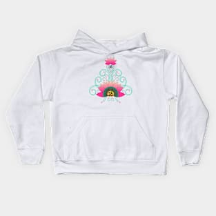 OM: Lotus and Rangoli Kids Hoodie